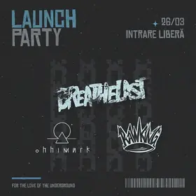 Lansare oficială a agentiei Subvolt, in club Encore, cu Breathelast, RawKing și Ohhimark