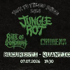 Concert Jungle Rot, Rats Of Gomorrah și Crimena în Club Quantic