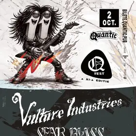 Q FEST ziua V - Concert Vulture Industries, Sear Bliss, Moribund Oblivion, Khepra si Serement in club Quantic