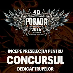 Trupele sunt invitate să se înscrie în preselecția concursului POSADA ROCK FESTIVAL 2026