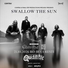 Concert Swallow the Sun, Shores of Null și Woe Unto Me în club Quantic