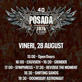 1. Posada Rock Festival 2026 anunta programul complet pe ore