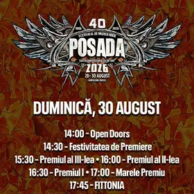 3. Posada Rock Festival 2026 anunta programul complet pe ore