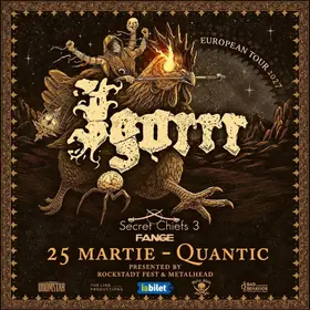 Concert Igorrr în Club Quantic, alături de Secret Chiefs 3 și Fange
