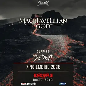 Concert Machiavellian God și Dizident în Encore Club, Bucuresti