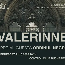 Concert Valerinne si Ordinul Negru in Control club