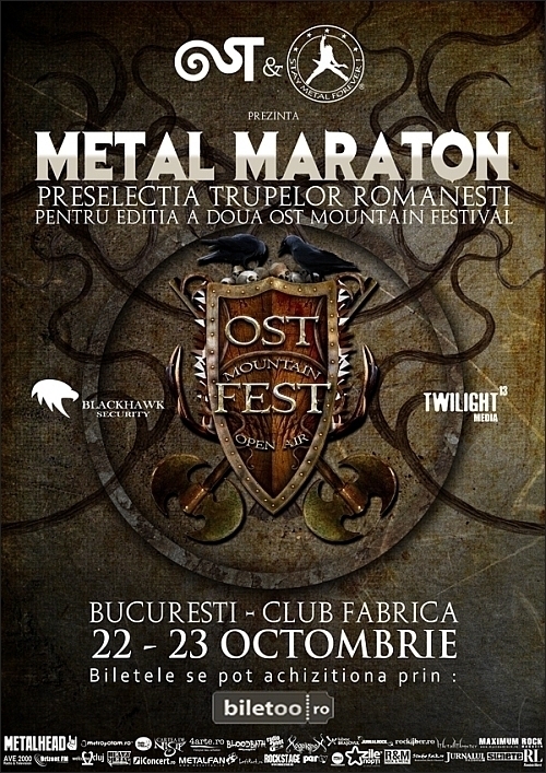 OST metal maraton - Club Fabrica 22 octombrie 2010