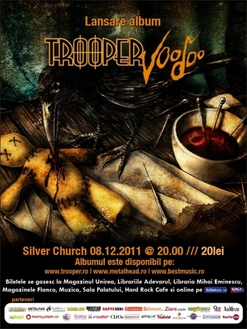 Cronica Trooper lansare album Voodoo in Bucuresti