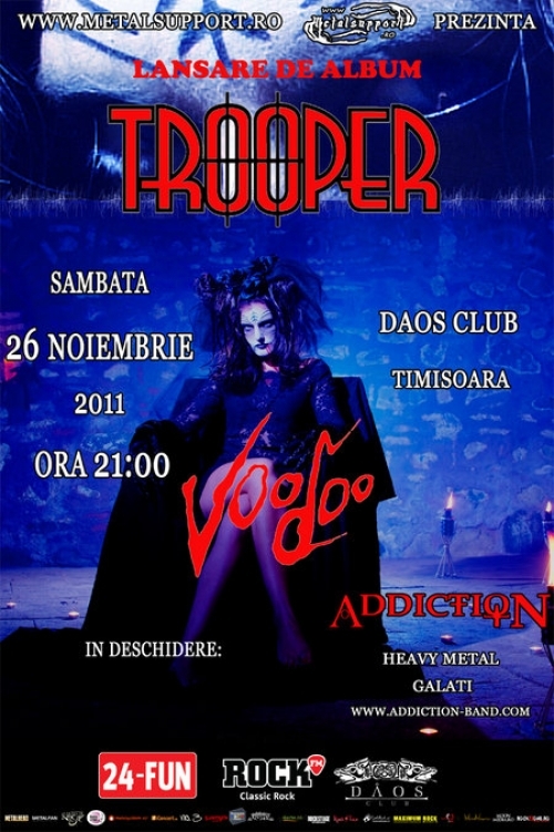 Trooper, Pandora si Addiction - Daos, Timisoara 26.11.2011