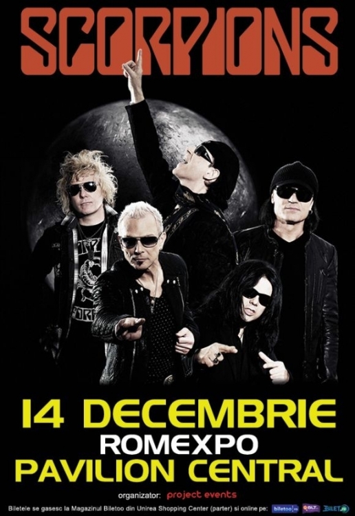 Cronica de concert Scorpions sau cum rockul a cucerit Bucurestiul, Romexpo, 14 decembrie 2013