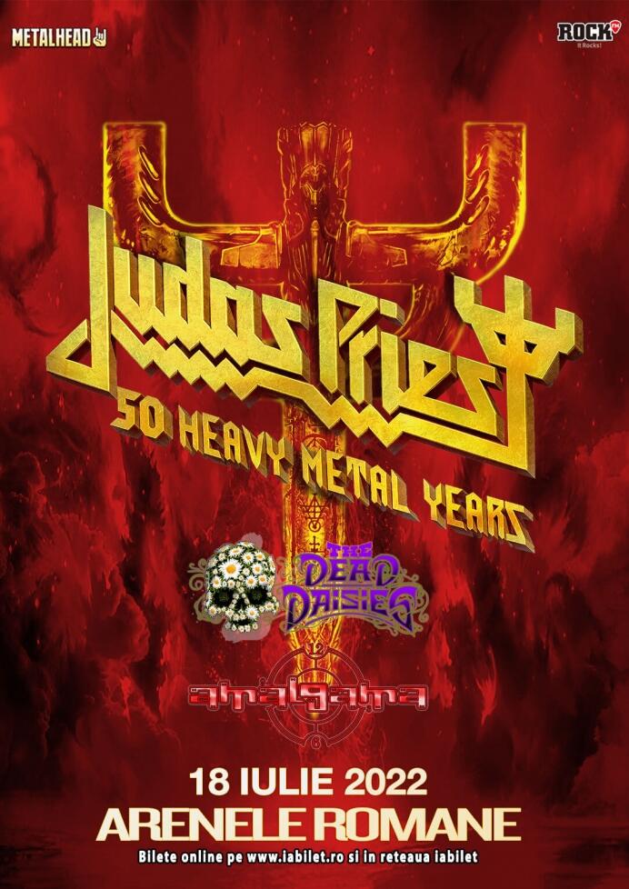 Cronica de concert Judas Priest - 50 Heavy Metal Years la Arenele Romane