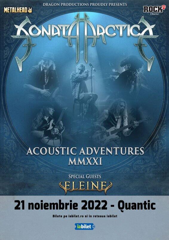 Cronică de concert Sonata Arctica și Eleine în Quantic, 22 noiembrie 2022