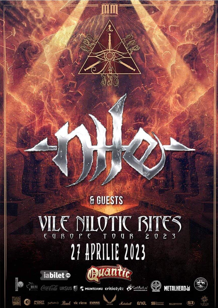 Cronică de concert Nile - Vile Nilotic Rites European Tour, Quantic, 27 aprilie 2023