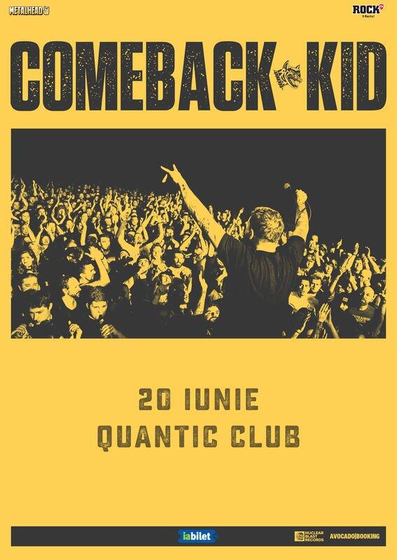 Cronică de concert Comeback Kid în club Quantic, 20 iunie 2023