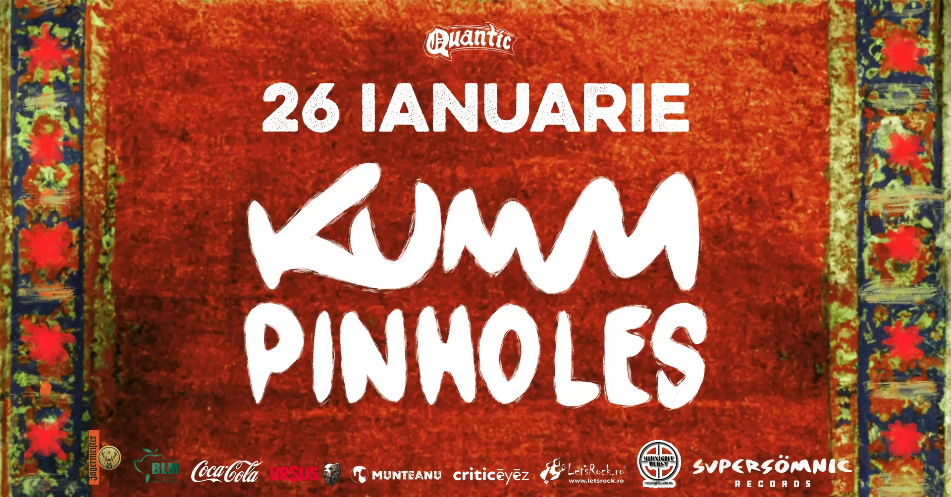 Cronică de concert Kumm și Pinholes în Quantic, 26 ianuarie 2024