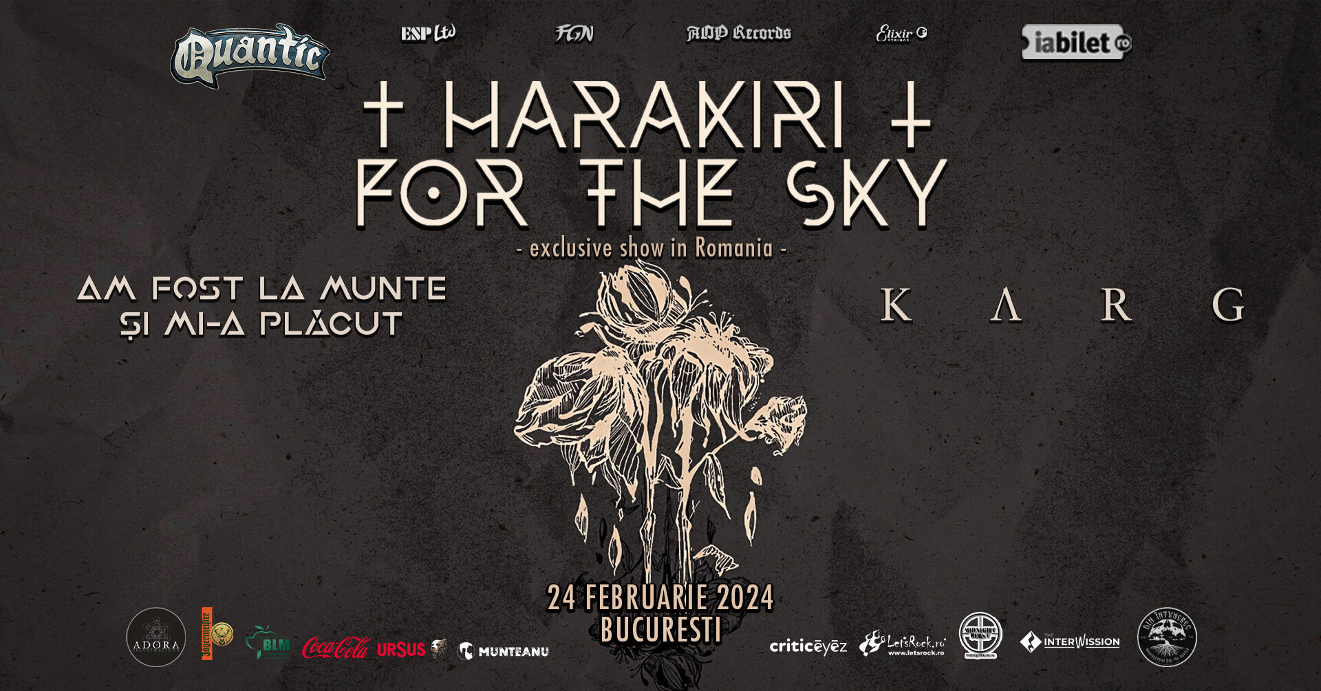 Cronică de concert Harakiri For The Sky - Exclusive Romanian Show