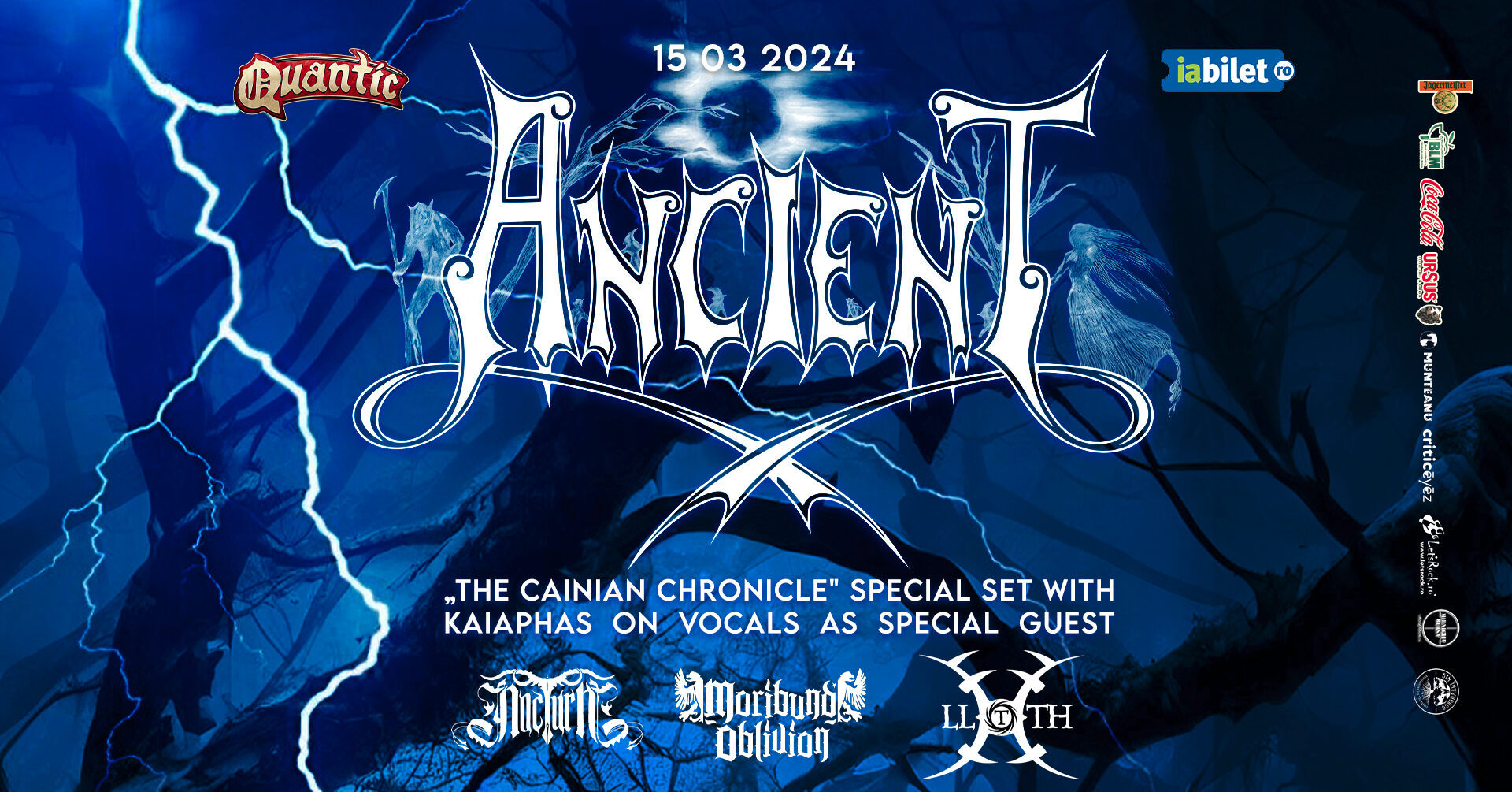 Cronică de concert ANCIENT - The Cainian Chronicle în club Quantic