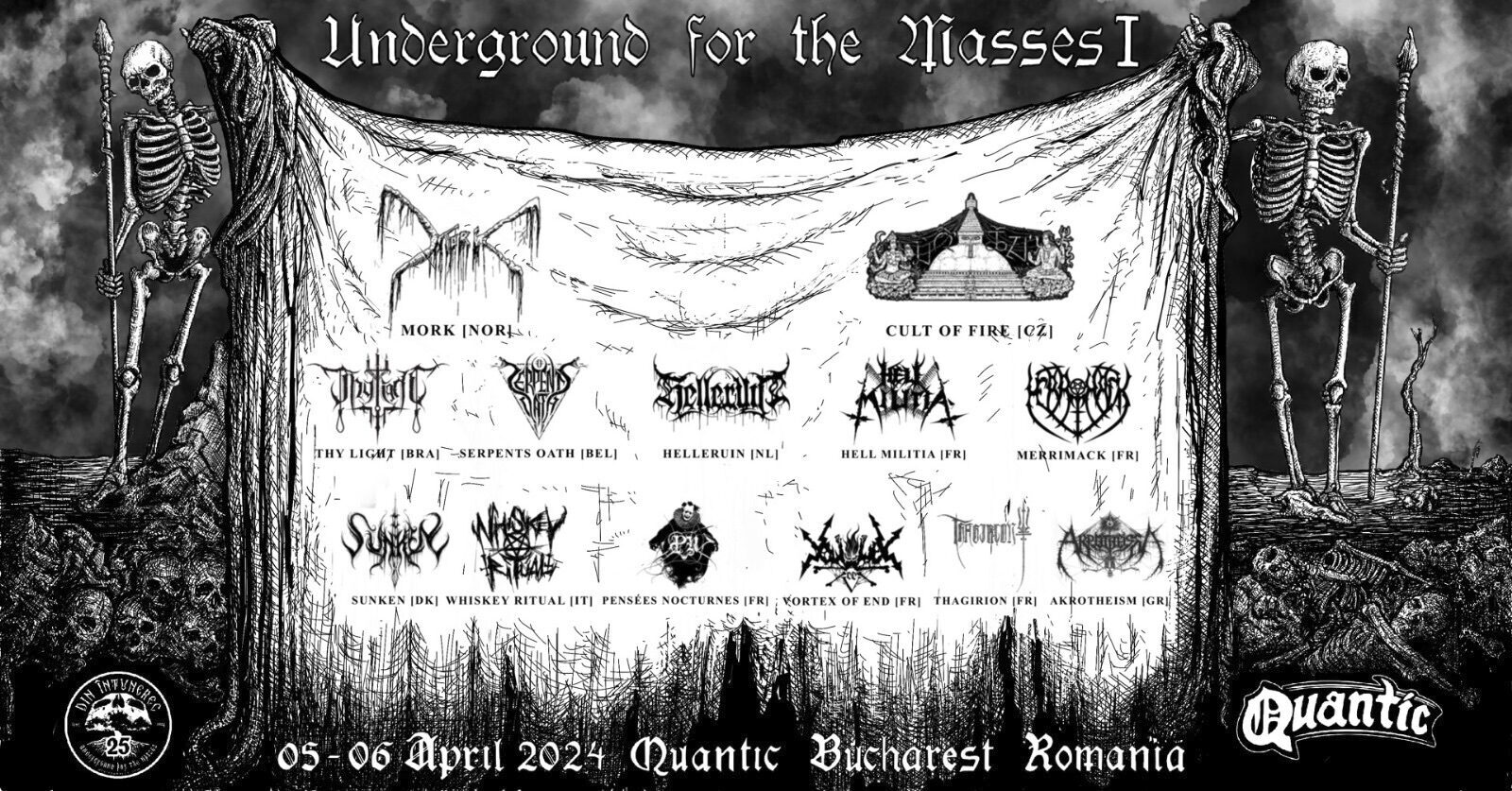 Cronică Underground for the Masses I, 5-6 aprilie în club Quantic