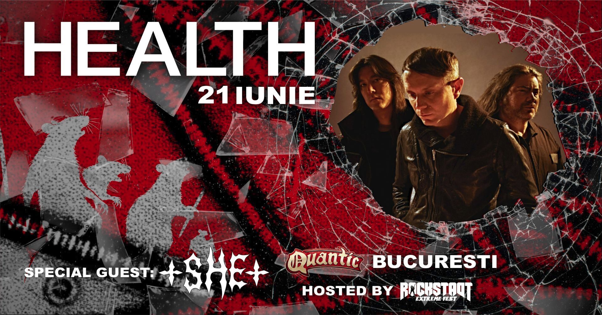 Cronică de concert Health în club Quantic, 21 iunie 2024