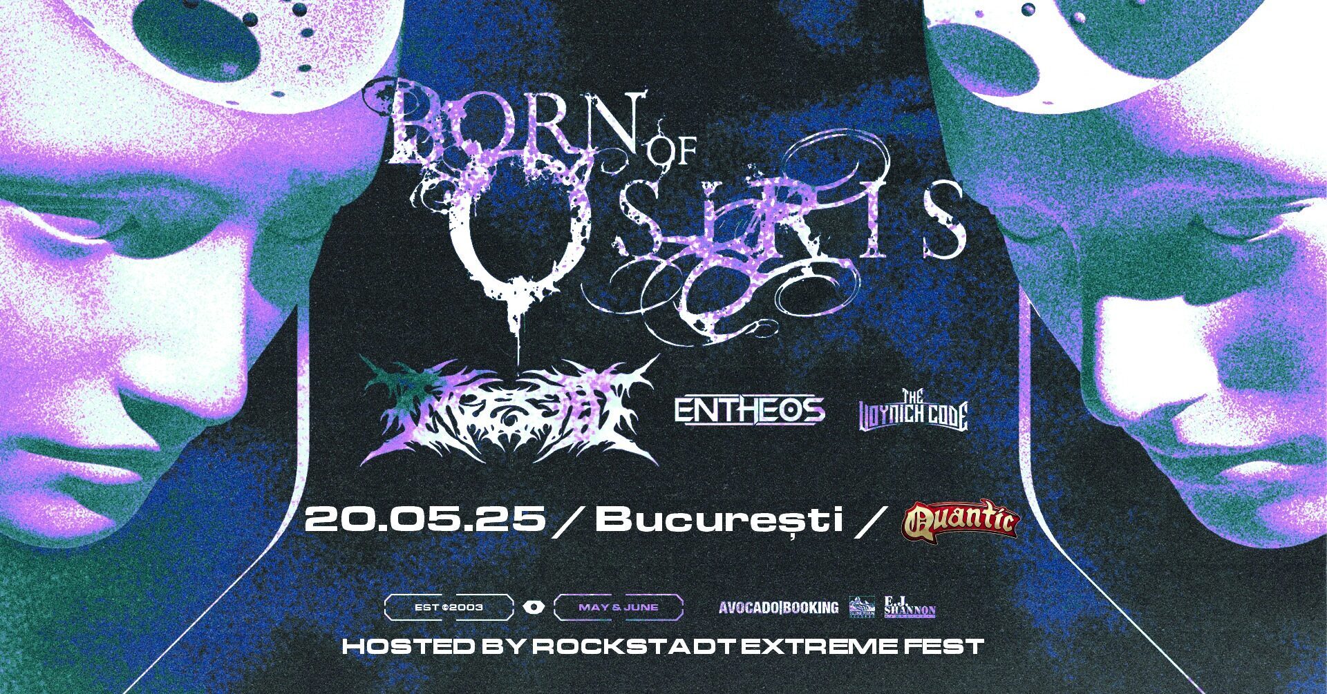 Cronică de concert Ingested și Born of Osiris în club Quantic, 20 mai 2025