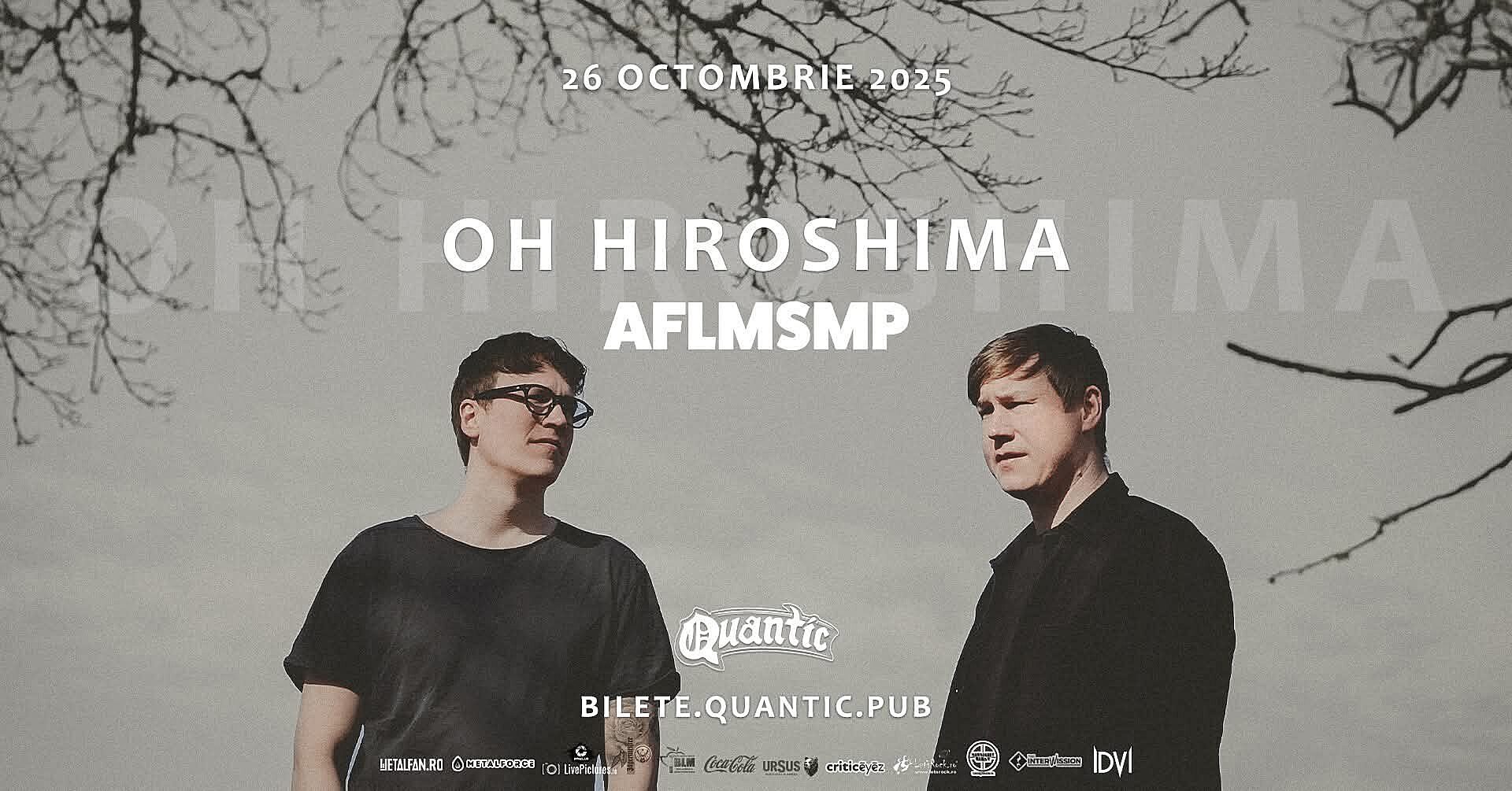 Cronică de concert Am Fost La Munte Și Mi-a Plăcut și Oh Hiroshima - în club Quantic, 26 octombrie 2025