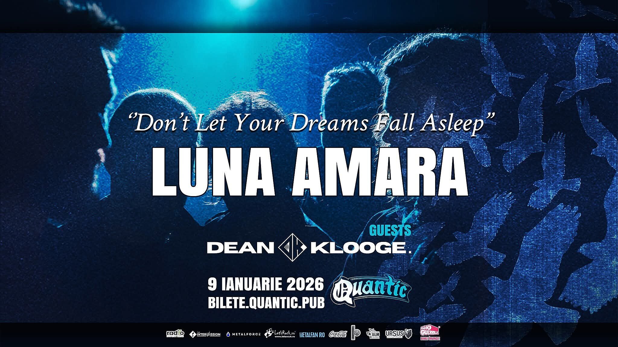 Cronică de concert Luna Amară în Quantic, 9 ianuarie 2026