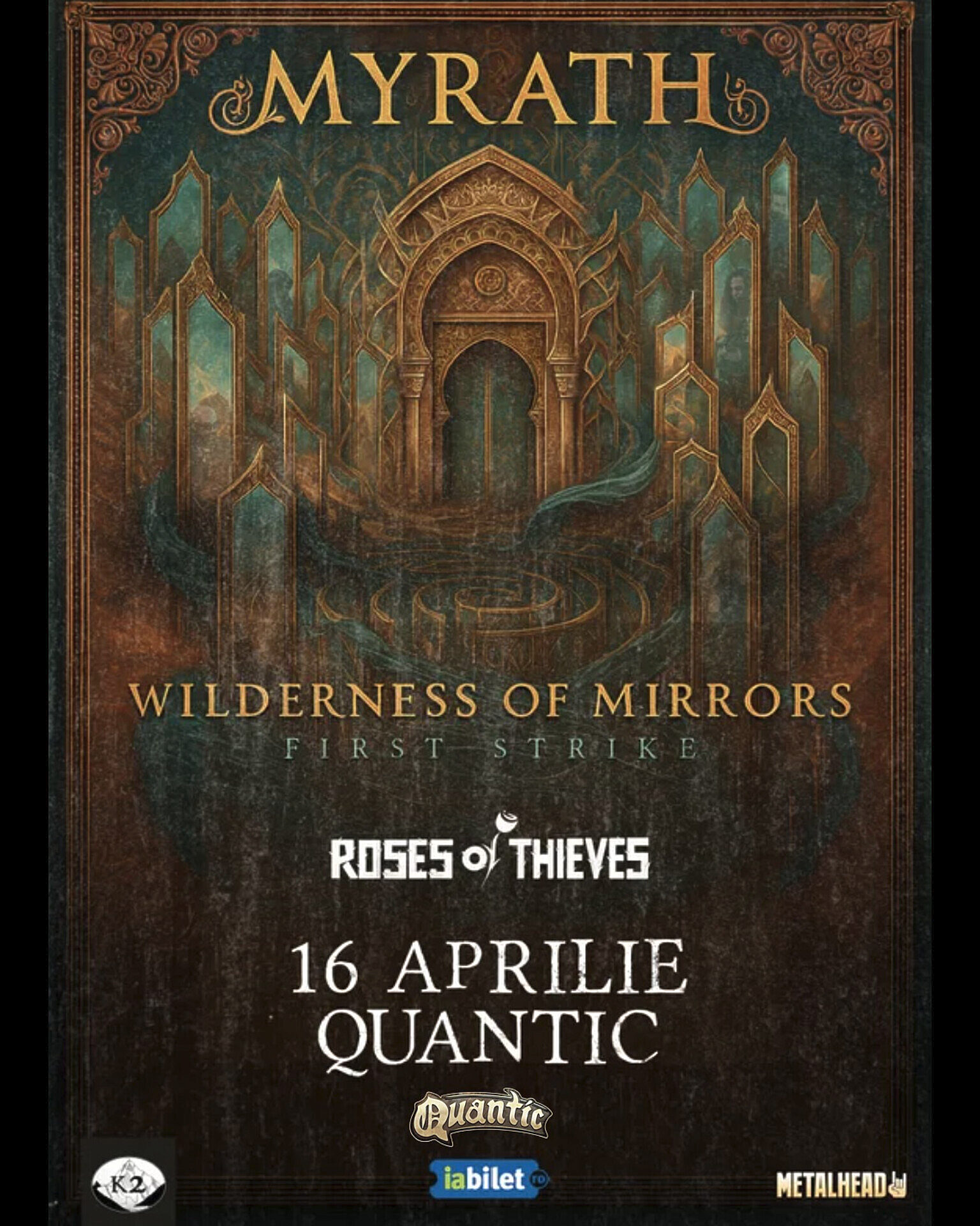 Cronică de concert Roses of Thieves și Myrath în Quantic, 16 aprilie 2026
