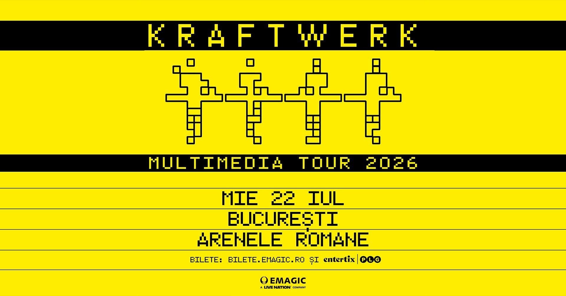 Cronică de concert Kraftwerk la Arenele Romane din București, 22 iulie 2026