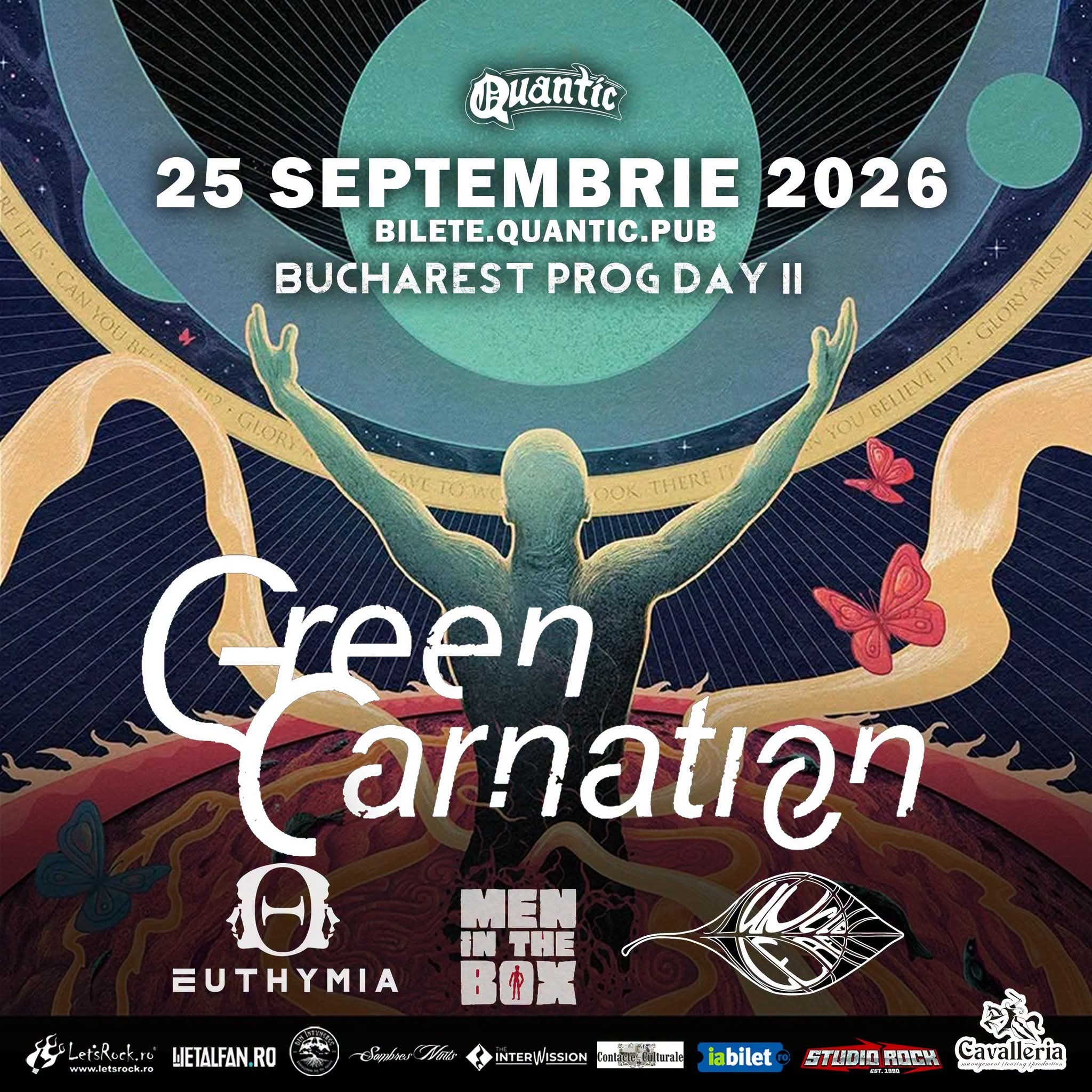 Cronică de concert Green Carnation live la Bucharest Prog Fest II, 25 septembrie 2026 în Quantic