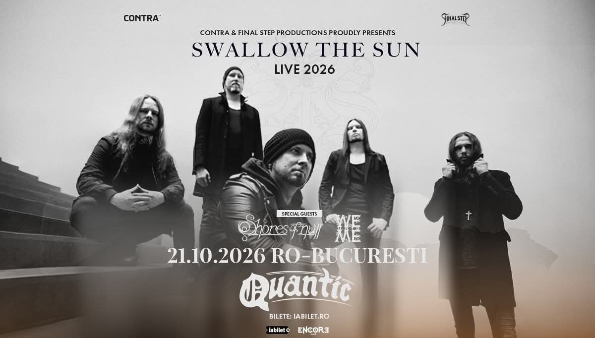 Cronică de concert Swallow the Sun in Quantic, 21 octombrie 2026