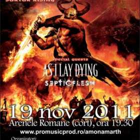 Cronica Amon Amarth, As I Lay Dying si Septic Flesh la Bucuresti
