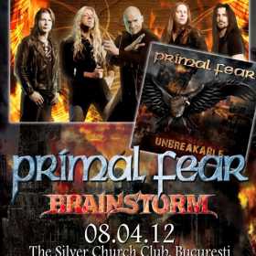 Cronica Primal Fear, Brainstorm si Palace in Silver Church, 8 aprilie 2012