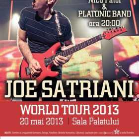 Cronica Joe Satriani la Sala Palatului, 20 mai 2013