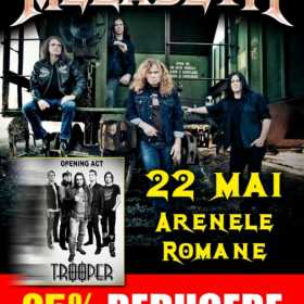 Cronica Megadeth la Arenele Romane, 22 mai 2013
