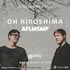 Cronică de concert Am Fost La Munte Și Mi-a Plăcut și Oh Hiroshima - în club Quantic, 26 octombrie 2025