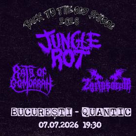 Cronică de concert Zgripsorum, Rats of Gomorrah și Jungle Rot în Quantic. 7 iulie 2026